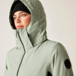Giubbotto tecnico DARE2B W's Issy Glacier Green Black