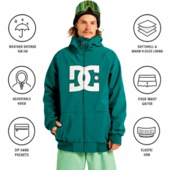 Giubbotto tecnico DC Spectrum Softshell Jacket Deep Teal