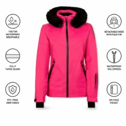 Giubbotto tecnico Degré 7 Geod FF Pink