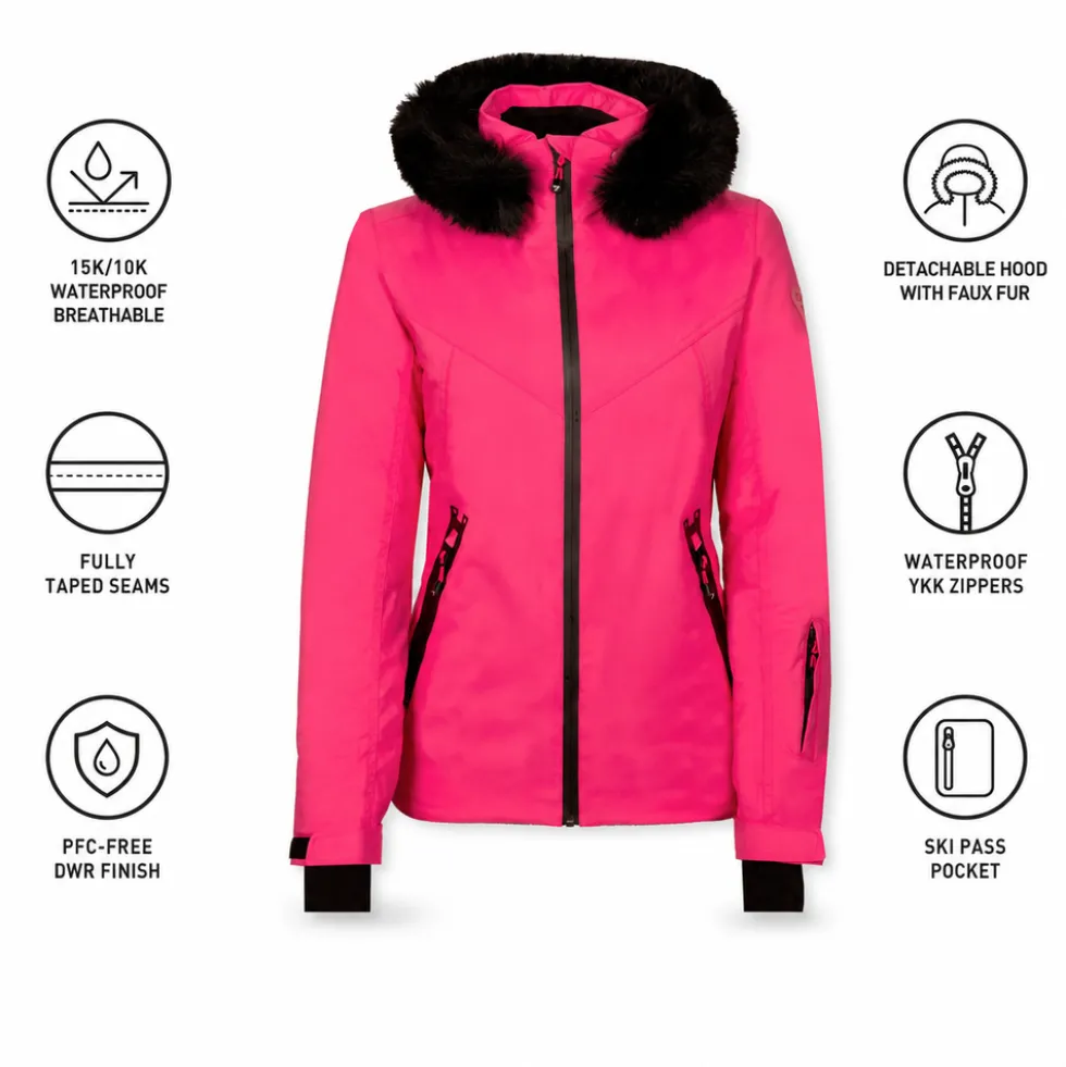 Giubbotto tecnico Degré 7 Geod FF Pink
