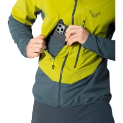 Giubbotto tecnico Dynafit Blacklight Softshell Jacket M Golden Lime