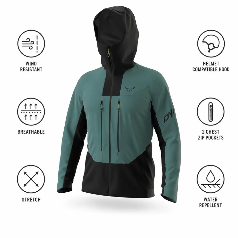 Giubbotto tecnico Dynafit TLT Dynastretch Atlantic