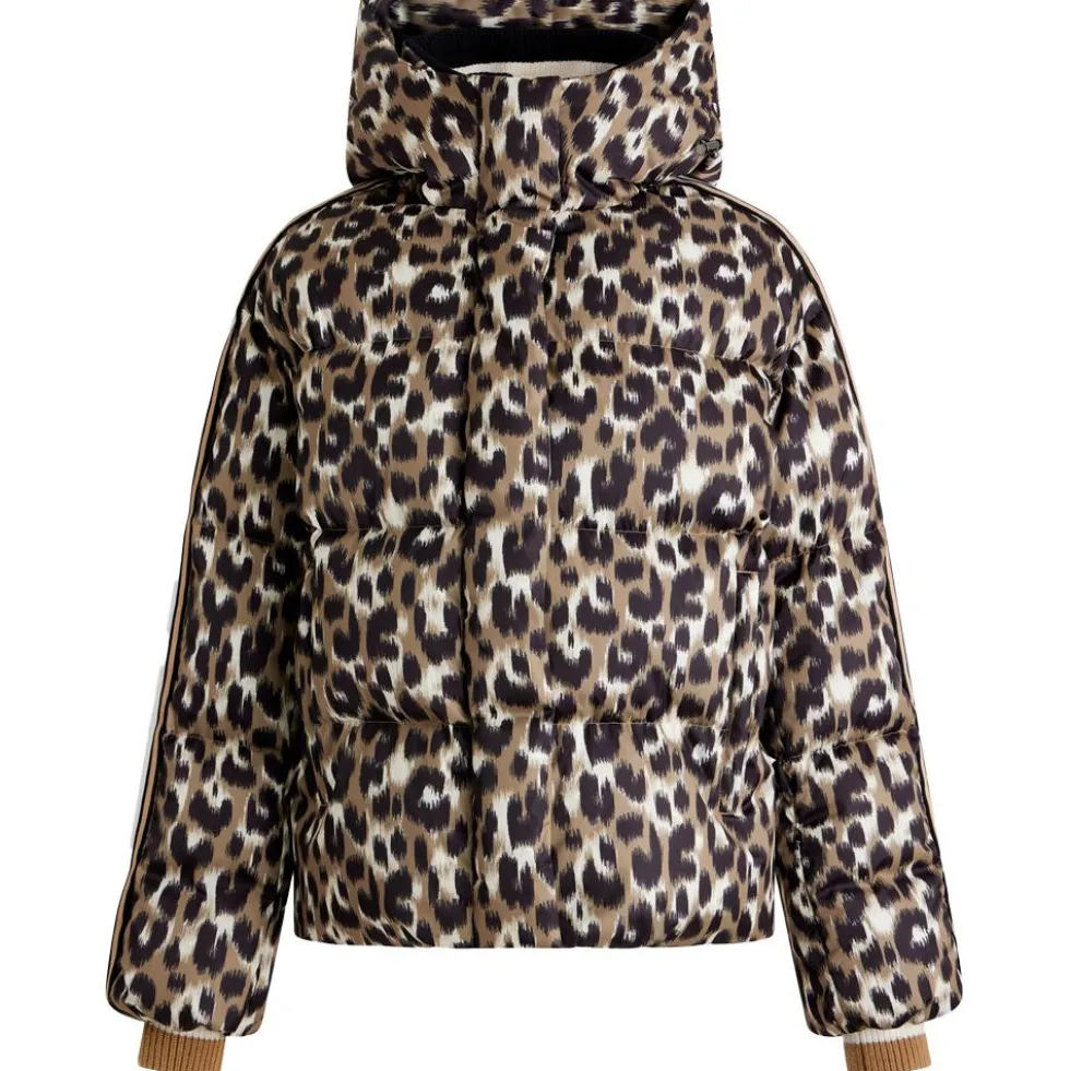 Giubbotto tecnico Fusalp Ada Leopard Leopard Flou Savane