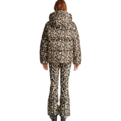 Giubbotto tecnico Fusalp Ada Leopard Leopard Flou Savane