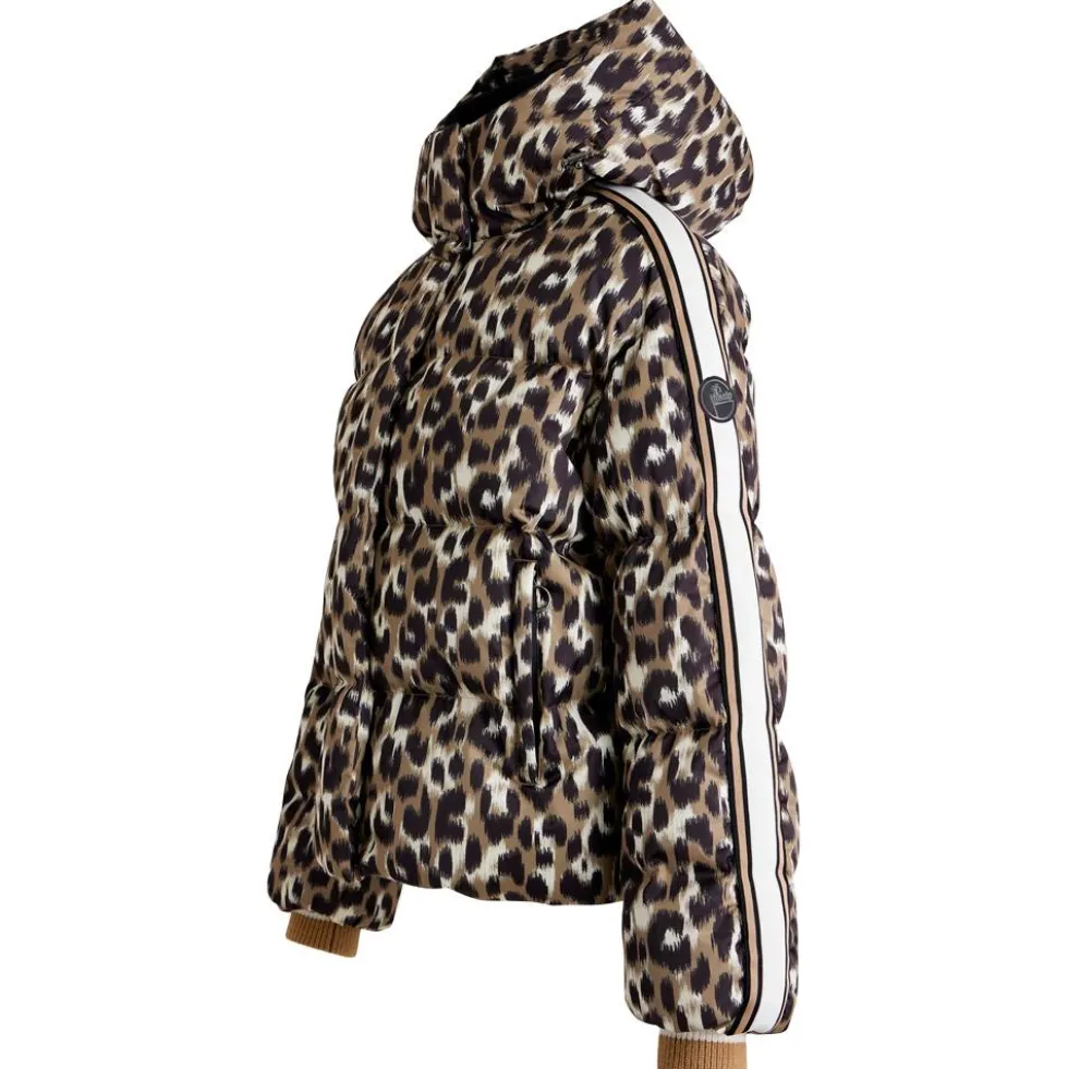 Giubbotto tecnico Fusalp Ada Leopard Leopard Flou Savane