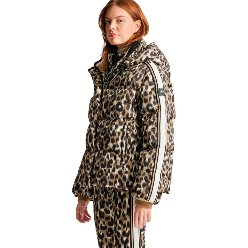 Giubbotto tecnico Fusalp Ada Leopard Leopard Flou Savane