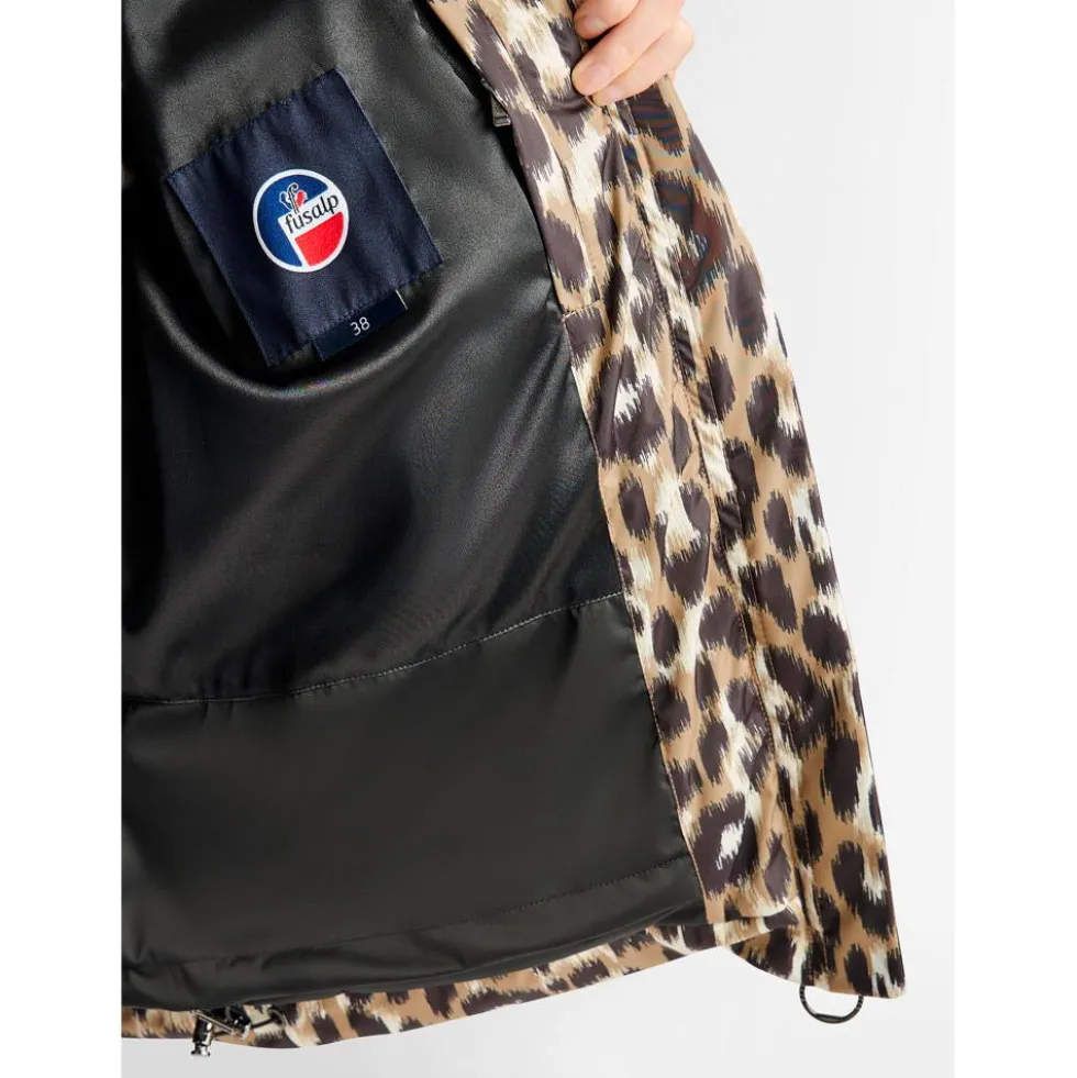 Giubbotto tecnico Fusalp Ada Leopard Leopard Flou Savane