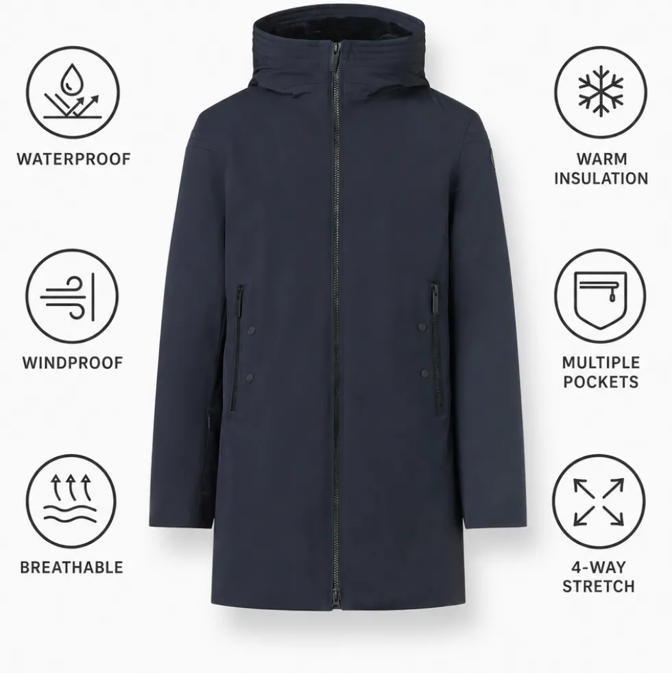 Giubbotto tecnico Fusalp Gezi Dark Blue