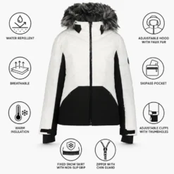 Giubbotto tecnico Icepeak Eveleth Blanc Optique
