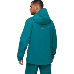 Giubbotto tecnico Mammut Stoney Hs Hooded Jacket Men Deep Teal Black