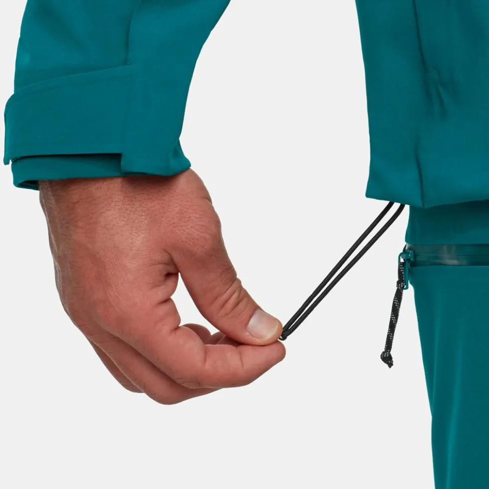 Giubbotto tecnico Mammut Stoney Hs Hooded Jacket Men Deep Teal Black