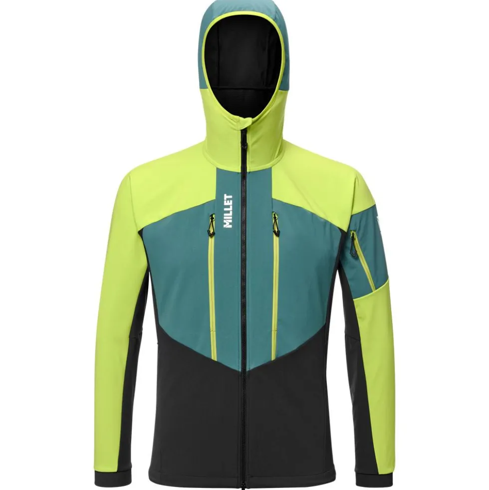 Giubbotto tecnico Millet M White Shield Jkt M Bottle Macaw Green