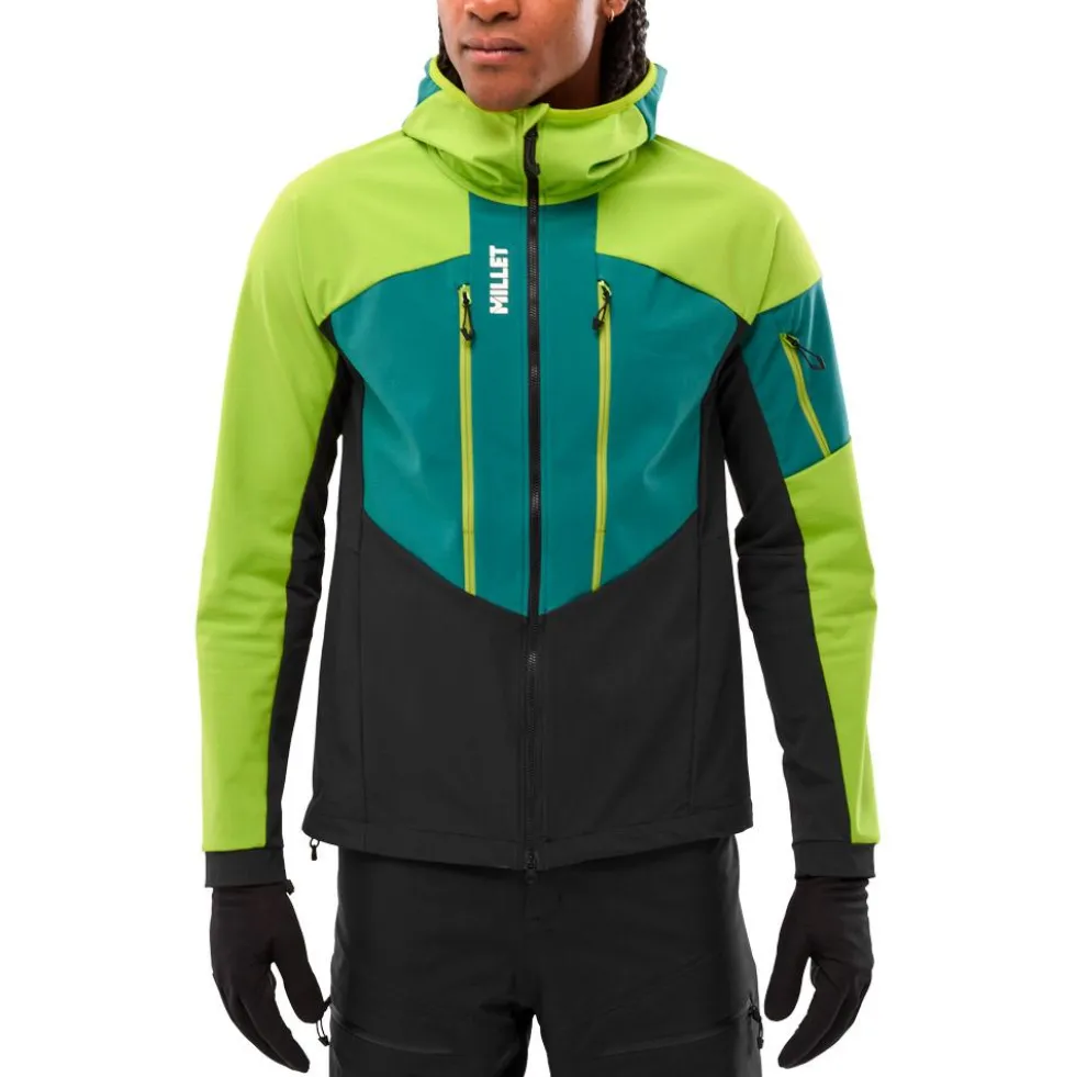 Giubbotto tecnico Millet M White Shield Jkt M Bottle Macaw Green