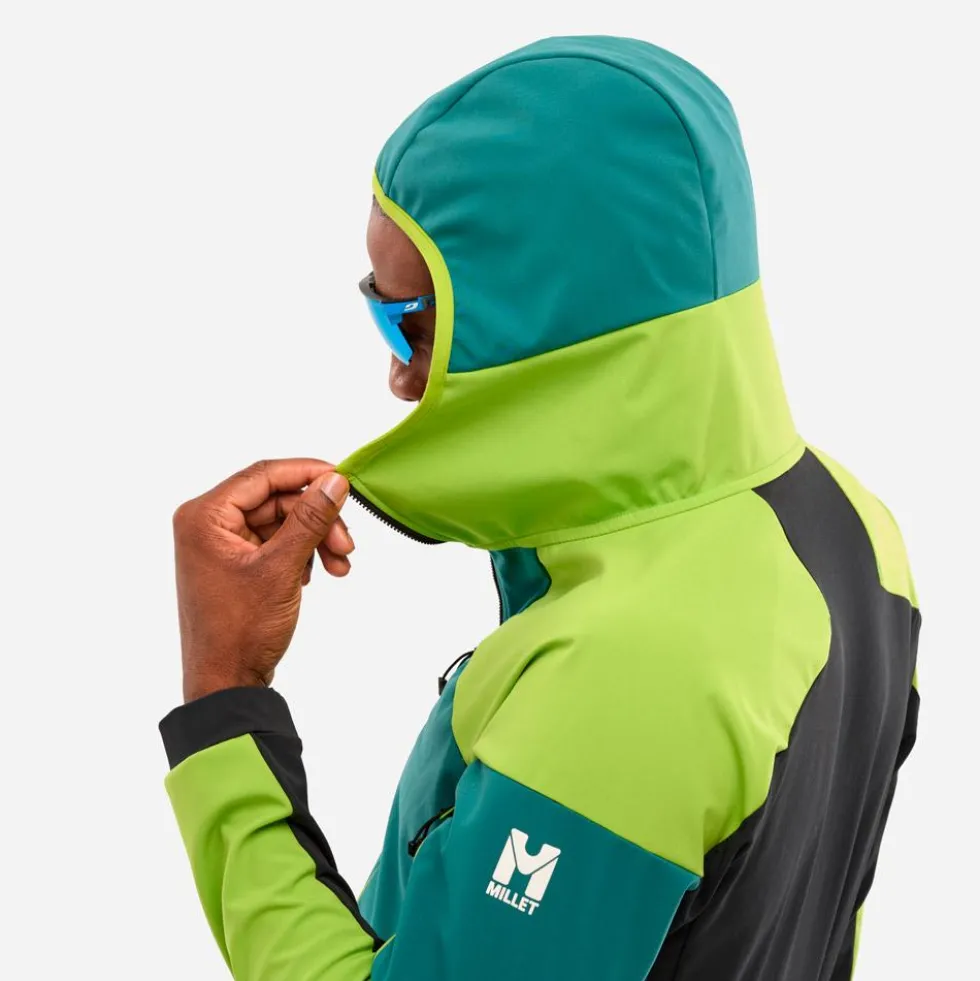Giubbotto tecnico Millet M White Shield Jkt M Bottle Macaw Green