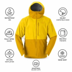 Giubbotto tecnico Norrona Lofoten Gore-Tex Jkt Antique Moss