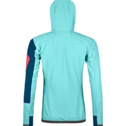 Giubbotto tecnico Ortovox Berrino Hooded Jkt W Ice Waterfall