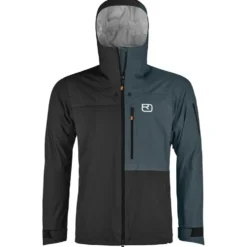 Giubbotto tecnico Ortovox 3L Ortler Jkt M Black Raven