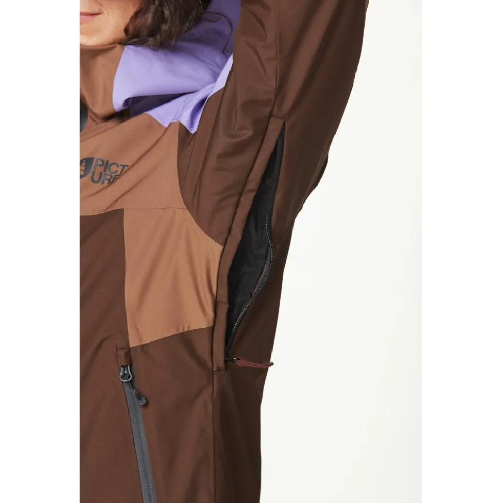 Giubbotto tecnico Picture Exa Textury Print Paisley Cocoa Chicory
