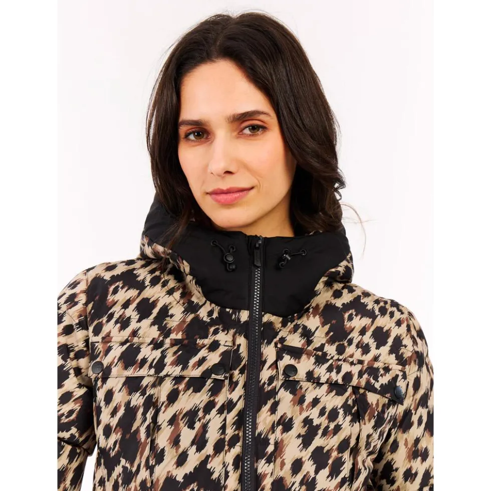 Giubbotto tecnico Protest PrtJetta Snow Jacket Bamboo Beige