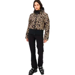 Giubbotto tecnico Protest PrtJetta Snow Jacket Bamboo Beige