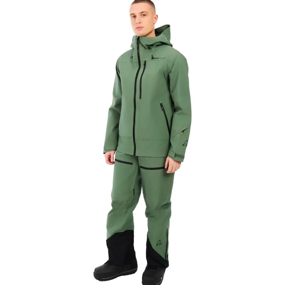 Giubbotto tecnico Protest Prtabalony 3 Layers Aspen Green