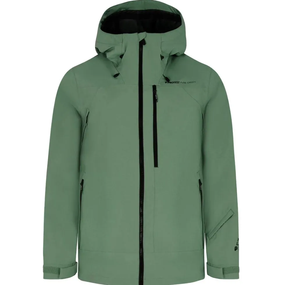Giubbotto tecnico Protest Prtabalony 3 Layers Aspen Green