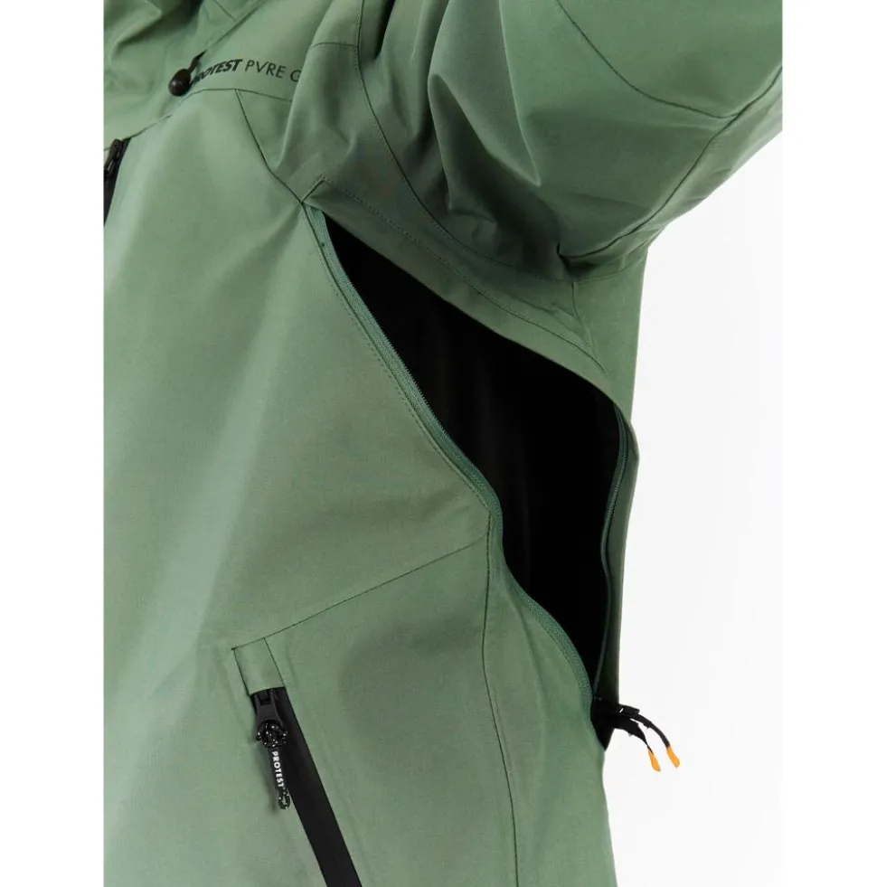 Giubbotto tecnico Protest Prtabalony 3 Layers Aspen Green