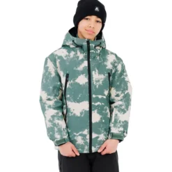 Giubbotto tecnico Protest Prtwheezy Junior Snow Jacket Aspen Green