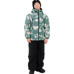 Giubbotto tecnico Protest Prtwheezy Junior Snow Jacket Aspen Green