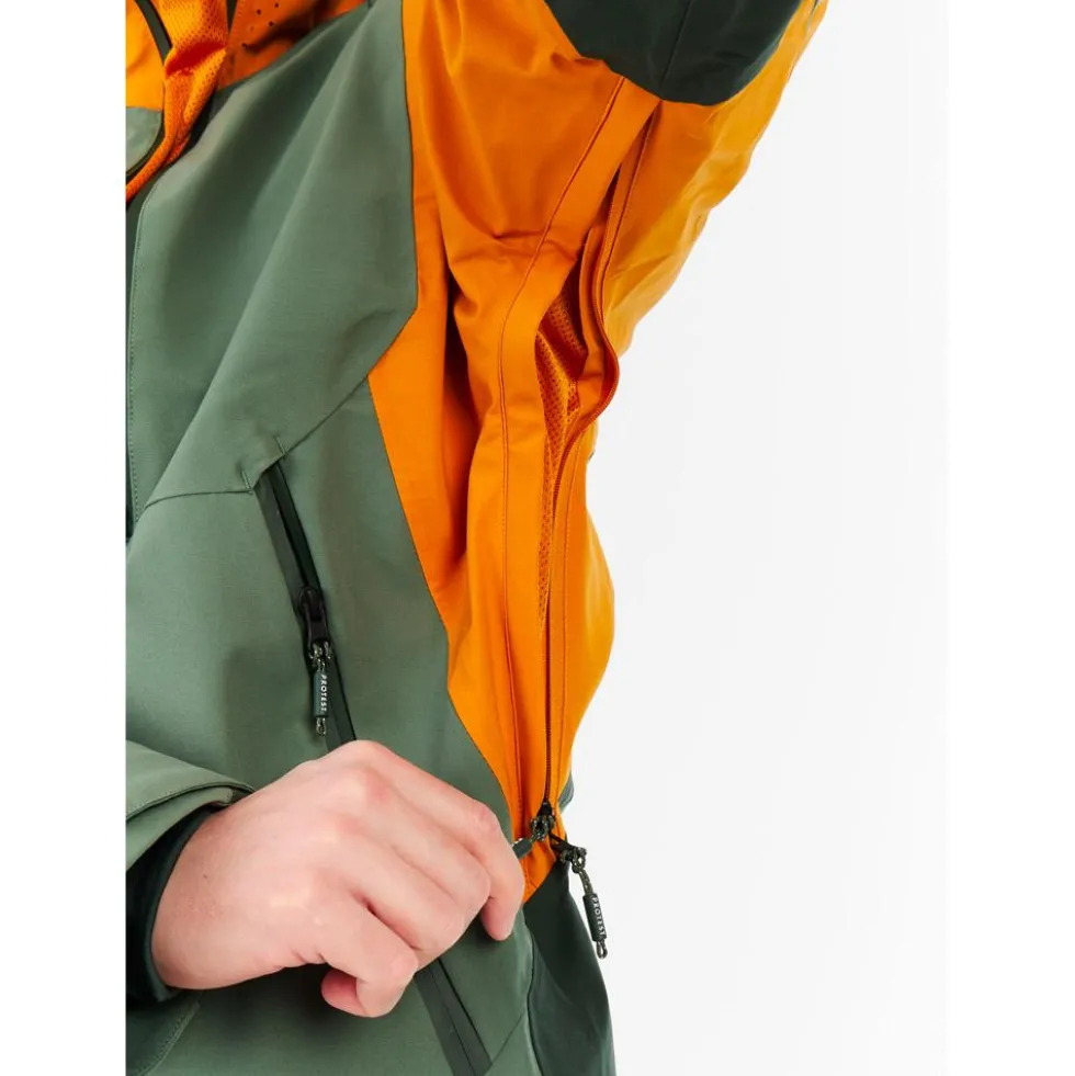 Giubbotto tecnico Protest PrtThrow Snow Jacket Aspen Green