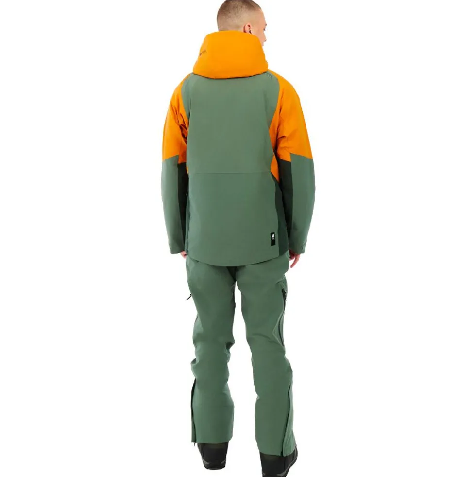 Giubbotto tecnico Protest PrtThrow Snow Jacket Aspen Green