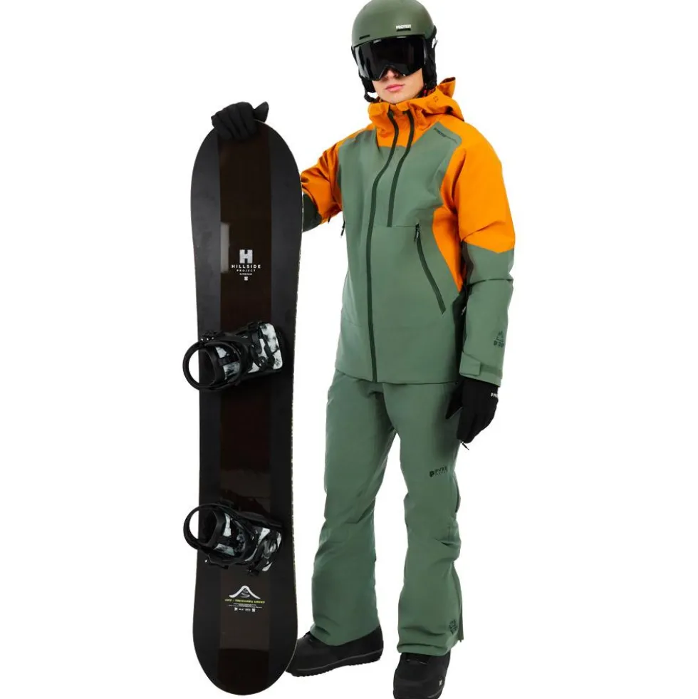 Giubbotto tecnico Protest PrtThrow Snow Jacket Aspen Green