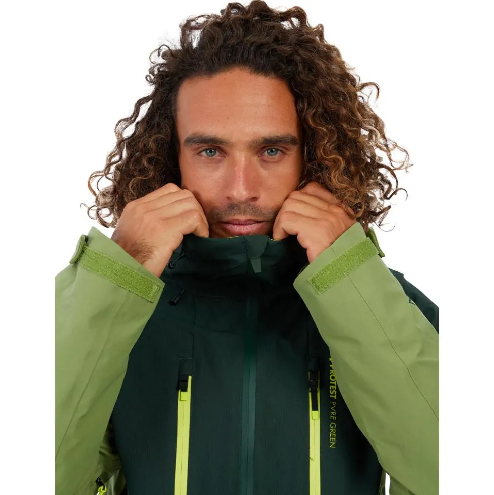 Giubbotto tecnico Protest PrtZoot Snow Jacket Herbal Green