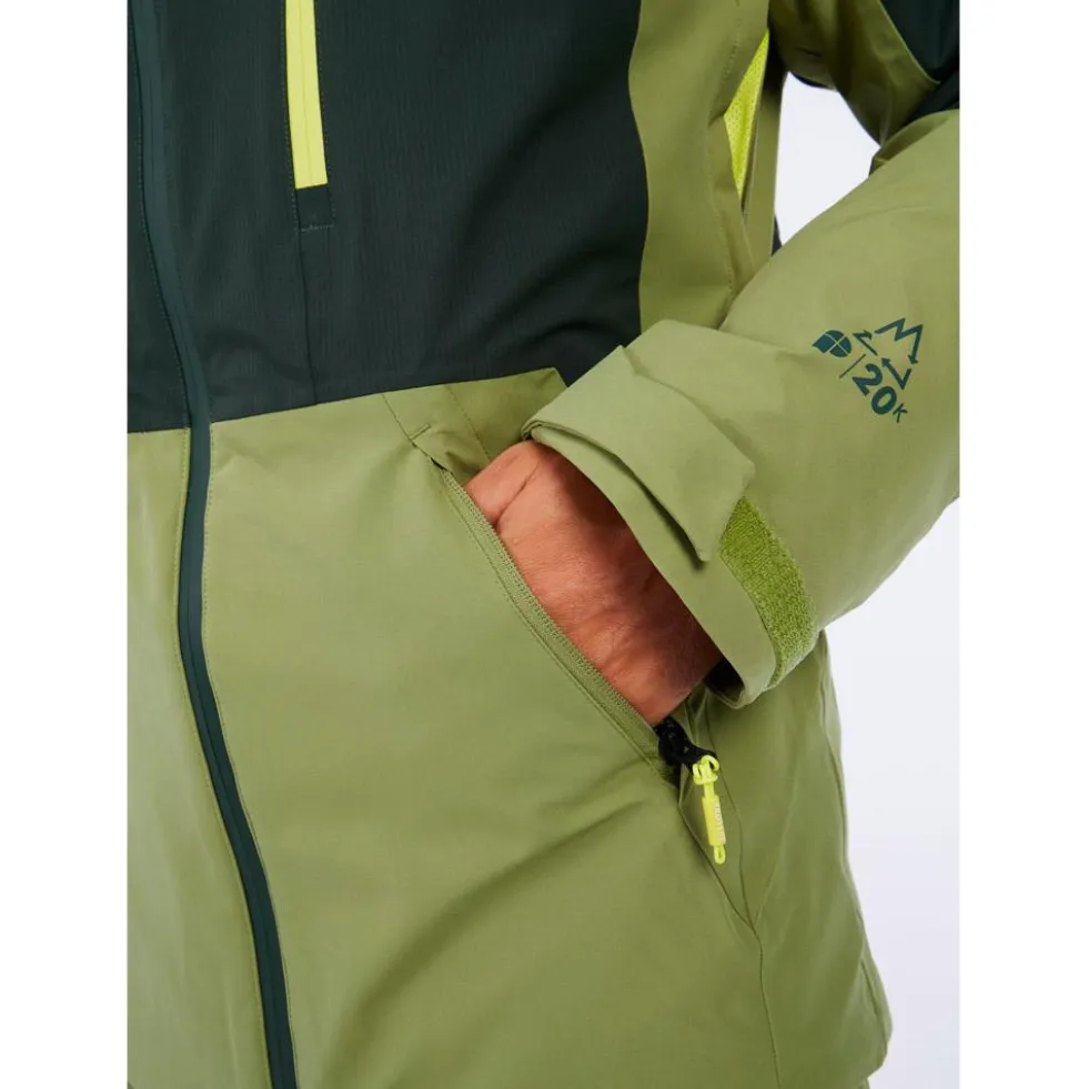 Giubbotto tecnico Protest PrtZoot Snow Jacket Herbal Green
