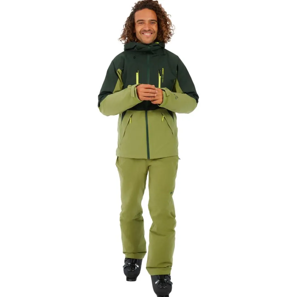 Giubbotto tecnico Protest PrtZoot Snow Jacket Herbal Green