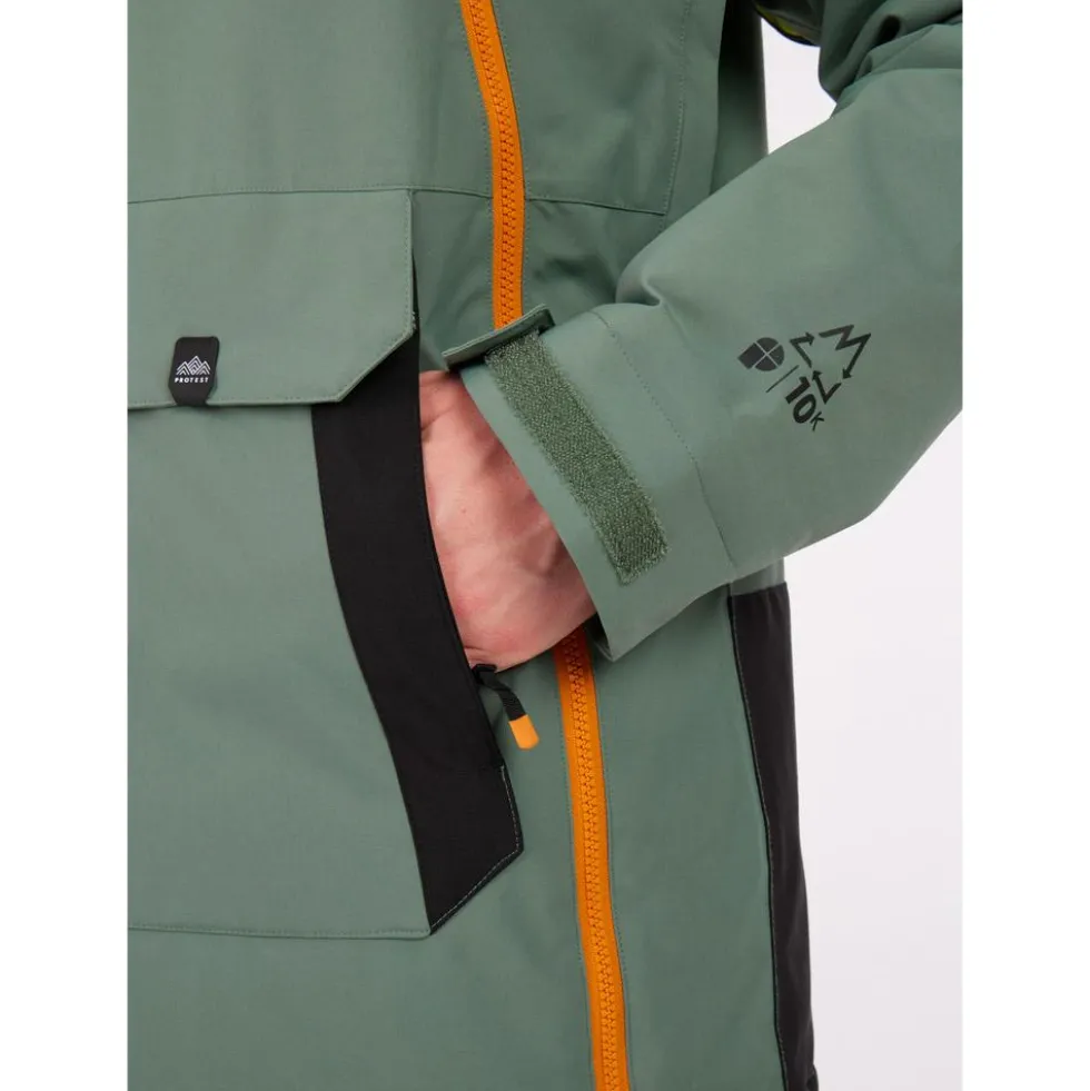 Giubbotto tecnico Protest PrtLado Snow Jacket Aspen Green