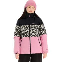 Giubbotto tecnico Protest PRTMorena Junior Snow Jacket Vintage Pink