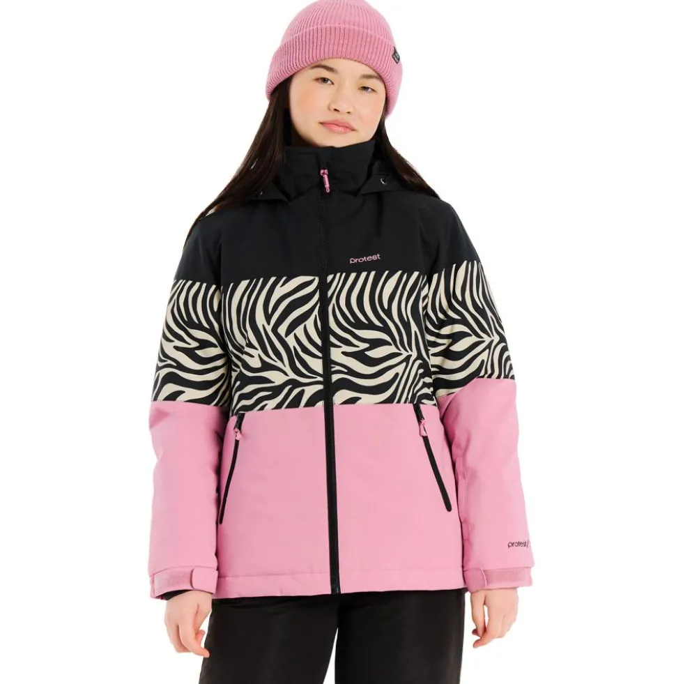 Giubbotto tecnico Protest PRTMorena Junior Snow Jacket Vintage Pink