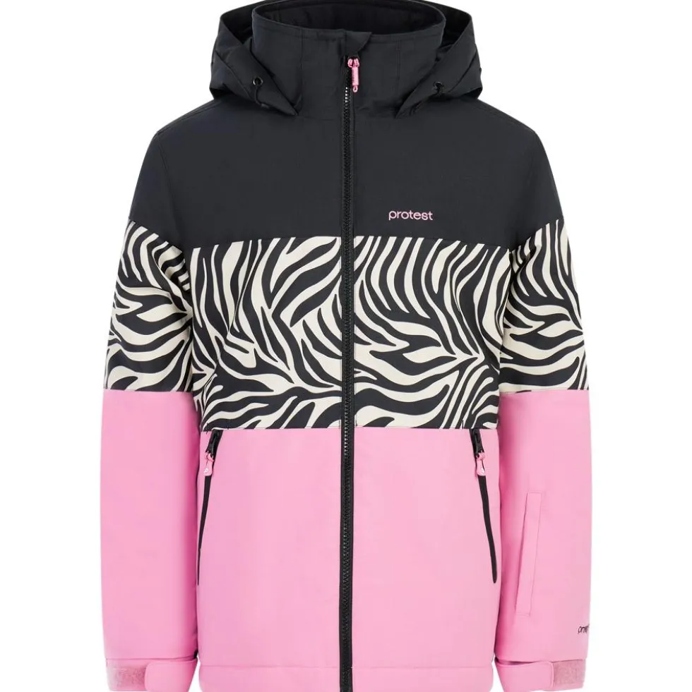 Giubbotto tecnico Protest PRTMorena Junior Snow Jacket Vintage Pink