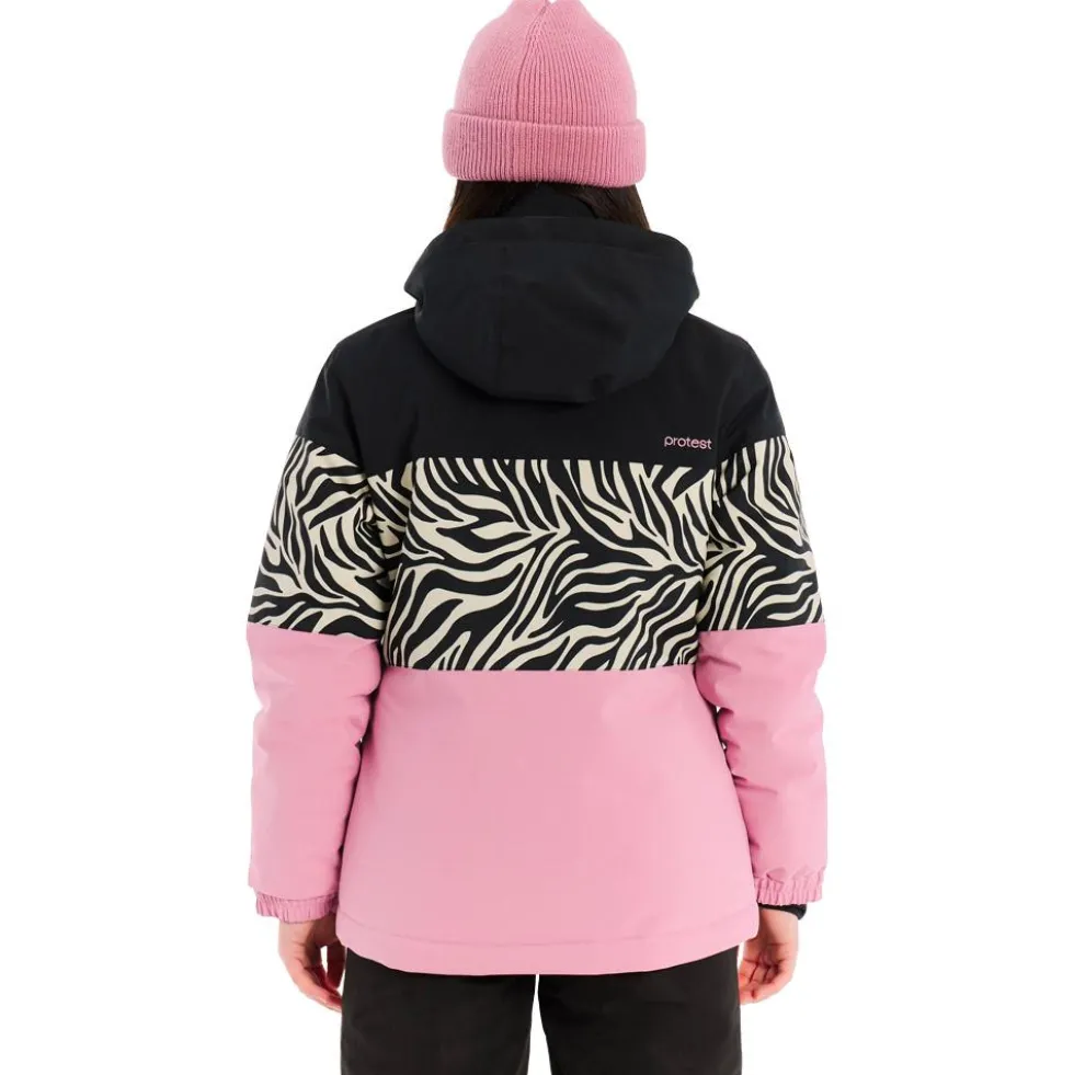 Giubbotto tecnico Protest PRTMorena Junior Snow Jacket Vintage Pink