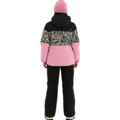 Giubbotto tecnico Protest PRTMorena Junior Snow Jacket Vintage Pink