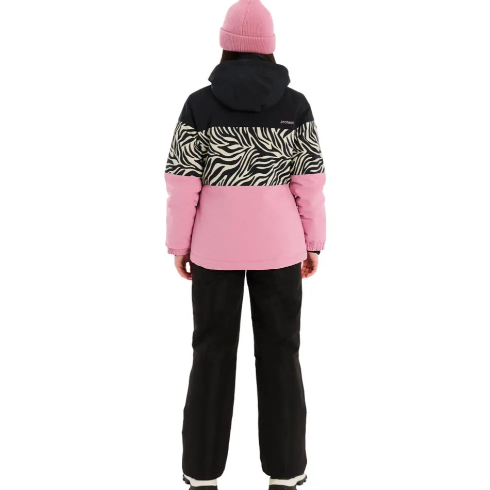 Giubbotto tecnico Protest PRTMorena Junior Snow Jacket Vintage Pink