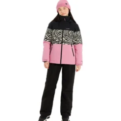 Giubbotto tecnico Protest PRTMorena Junior Snow Jacket Vintage Pink