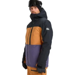Giubbotto tecnico Quiksilver Sycamore Block 20K Jacket Almond