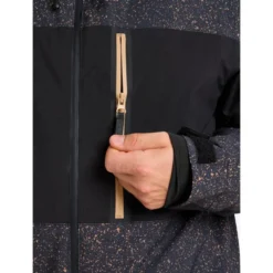 Giubbotto tecnico Quiksilver Sycamore Printed Jacket Mountain Static True Black