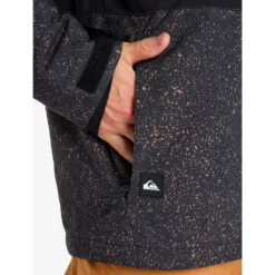 Giubbotto tecnico Quiksilver Sycamore Printed Jacket Mountain Static True Black