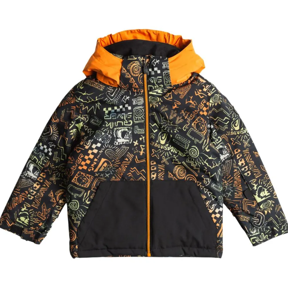 Giubbotto tecnico Quiksilver Little Mission Kids Jkt Chatter Celery