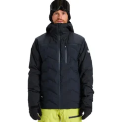 Giubbotto tecnico Quiksilver The Edge Jacket True Black