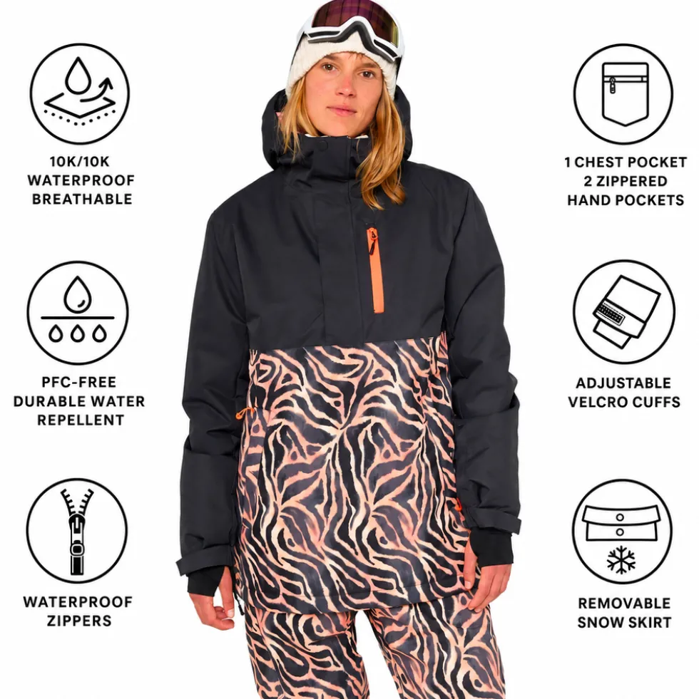 Giubbotto tecnico Rip Curl Anti Series Anorak Jacket Black