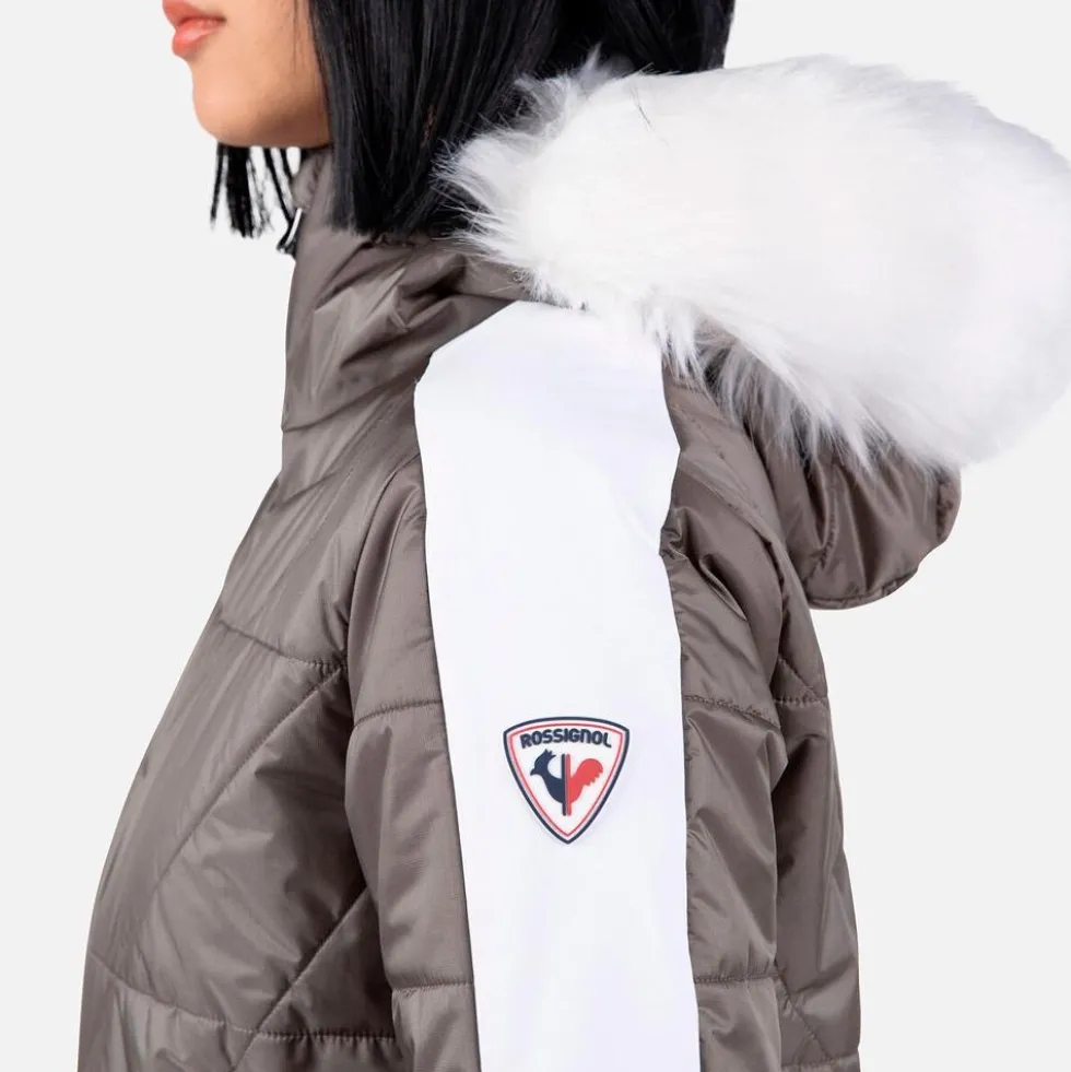 Giubbotto tecnico Rossignol W Ventina Bomber Silver